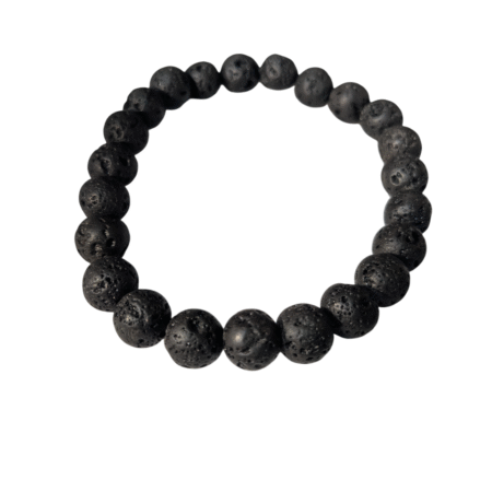 Lava Bracelet for Women Men's Gifts - Protection Healing Crystal Bracelet - 8mm Gemstone Beaded Adjustable