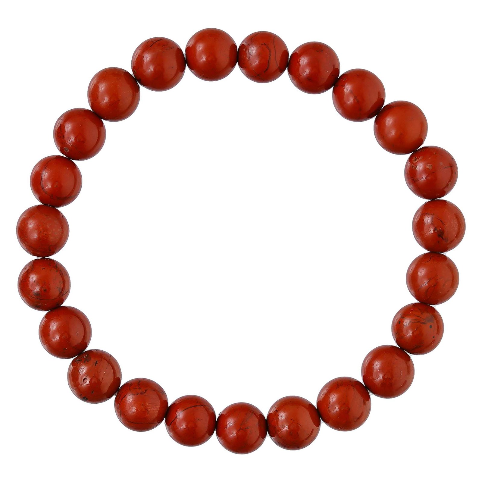Red Jasper Bracelet for Women Men's Gifts - Protection Healing Crystal Bracelet - 8mm Gemstone Beaded Adjustable 1 9hdWBK