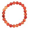Carnelian Bracelet for Women Men's Gifts - Protection Healing Crystal Bracelet - 8mm Gemstone Beaded Adjustable 2 WauPZ8