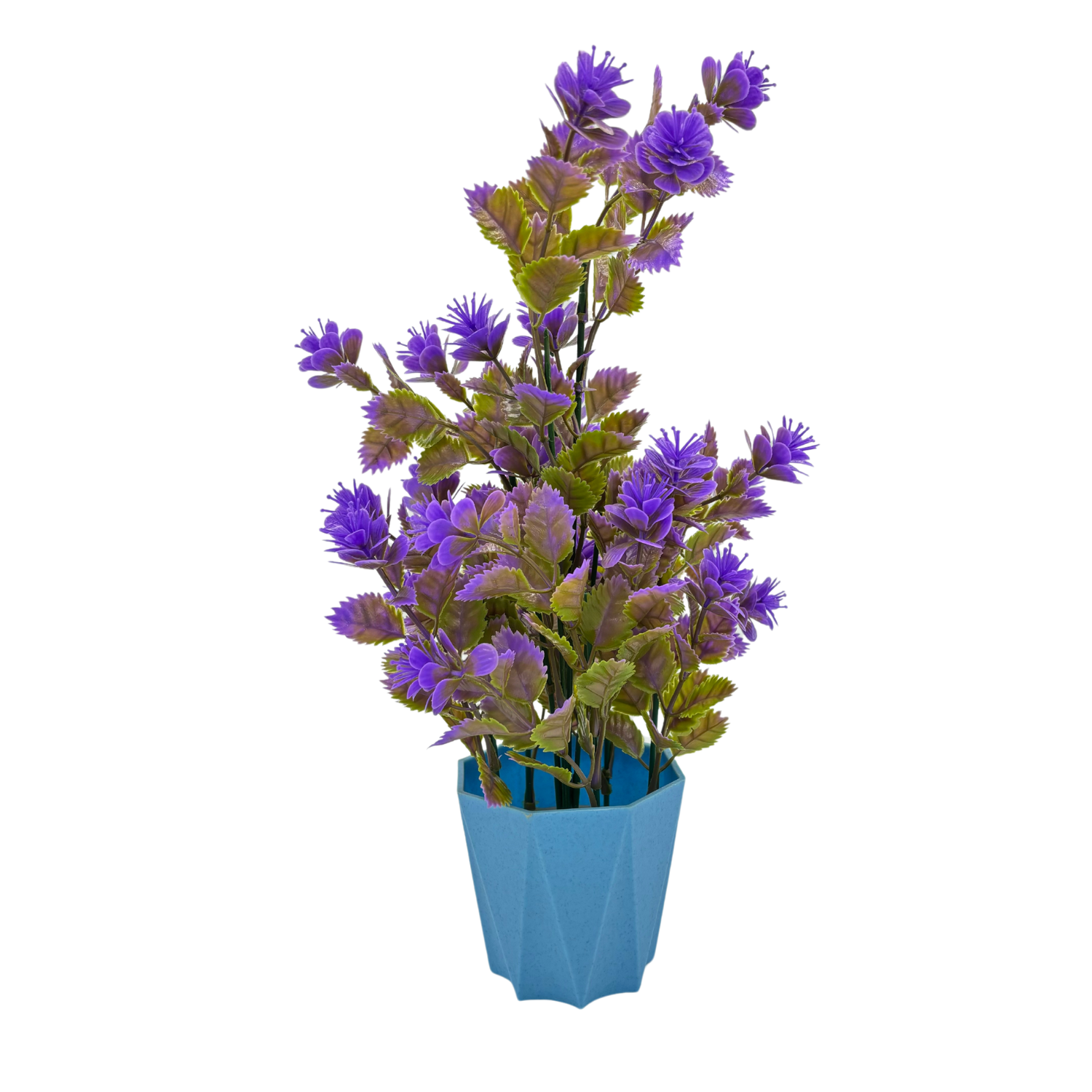 Wild Artificial Flower Plants With Cute Hexa Pot Faux Flower Plant For Home Office Décor Tabletop And Desk Decoration Artificial Flower For Balcony Indoor Décor (RV-AP2) 1 XYosvU