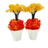 Artificial Plants with Pot Showcase Decoration Plants Flowers | Fake Plant | Artificial Plants for Home Decor Office Gifting Plants Decorative Potted Plants (Pack Of 2) (RV-AP10) 2 oHAD4d