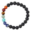 7 CHAKRA Bracelet for Women Men's Gifts - Protection Healing Crystal Bracelet - 8mm Gemstone Beaded Adjustable 2 qyFV73