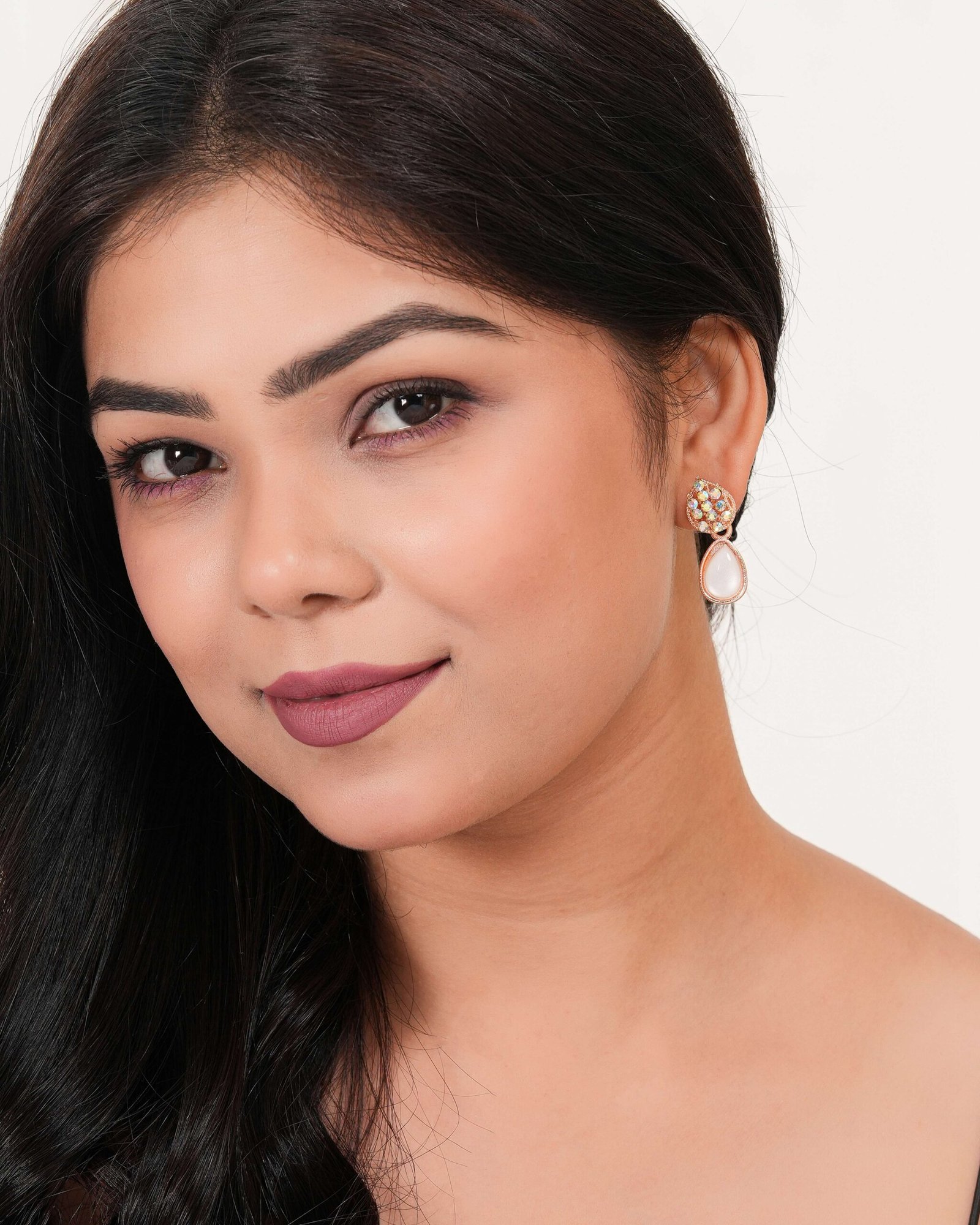 Women's Indo Western Rose Gold Party Wear Ethnic Stud Earrings for Women | Birthday & Anniversary Gift 1 ujiE0D scaled 1