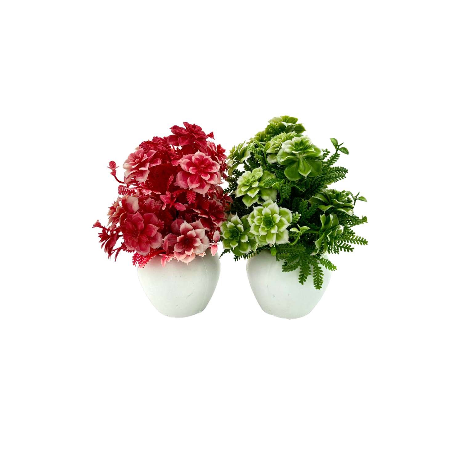Flowers Artificial Wild Plant with Pot Showcase Decoration Plants Flowers | Fake Plant | Artificial Plants for Home Decor Office Gifting Plants Decorative (Pack Of 2) (RV-AP12) 1 v5Y2y0