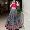 Women's Printed Ethnic Lehenga Choli Set with Embroidered Blouse ? Stylish Festive Wear 2 qJRBHM